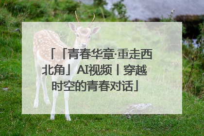 「青春华章·重走西北角」AI视频丨穿越时空的青春对话