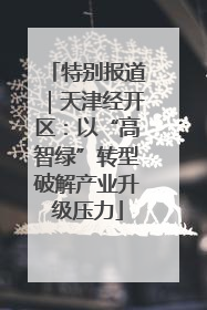 特别报道｜天津经开区：以“高智绿”转型破解产业升级压力