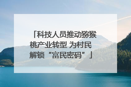 科技人员推动猕猴桃产业转型 为村民解锁“富民密码”