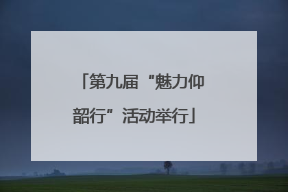 第九届“魅力仰韶行”活动举行