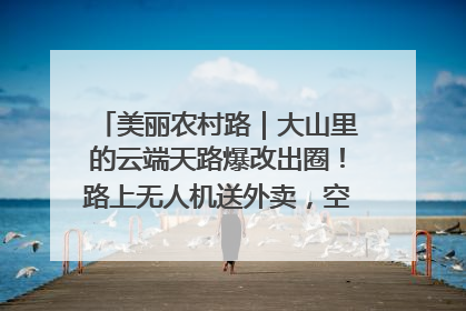 美丽农村路｜大山里的云端天路爆改出圈！路上无人机送外卖，空心村变网红村
