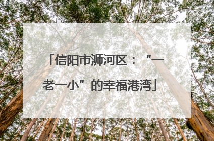 信阳市浉河区：“一老一小”的幸福港湾