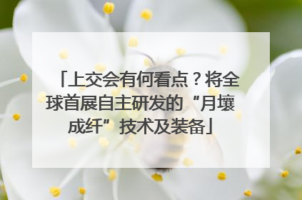 上交会有何看点？将全球首展自主研发的“月壤成纤”技术及装备