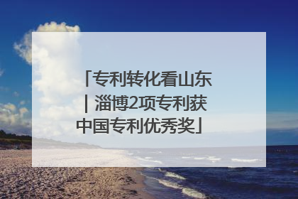 专利转化看山东｜淄博2项专利获中国专利优秀奖