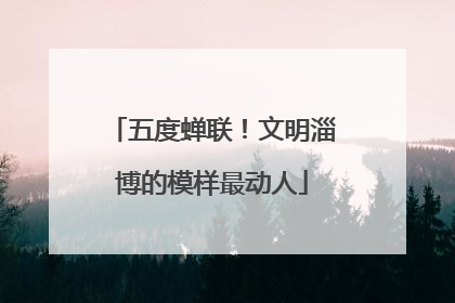 五度蝉联！文明淄博的模样最动人