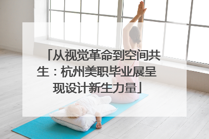从视觉革命到空间共生：杭州美职毕业展呈现设计新生力量