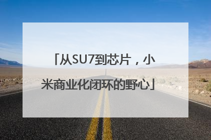 从SU7到芯片，小米商业化闭环的野心