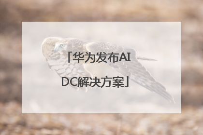 华为发布AI DC解决方案
