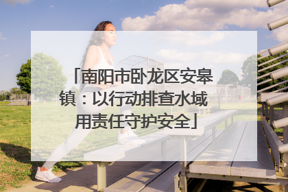 南阳市卧龙区安皋镇：以行动排查水域 用责任守护安全