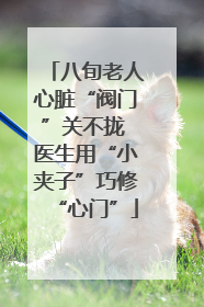 八旬老人心脏“阀门”关不拢 医生用“小夹子”巧修“心门”