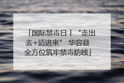国际禁毒日丨“走出去+请进来” 华容县全方位筑牢禁毒防线