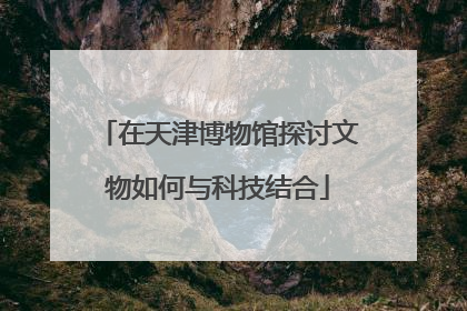 在天津博物馆探讨文物如何与科技结合