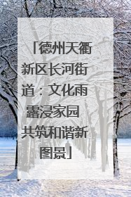 德州天衢新区长河街道：文化雨露浸家园 共筑和谐新图景