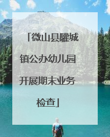 微山县驩城镇公办幼儿园开展期末业务检查
