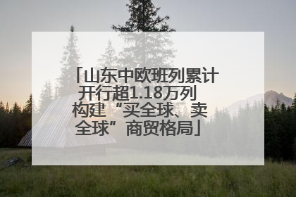 山东中欧班列累计开行超1.18万列 构建“买全球、卖全球”商贸格局