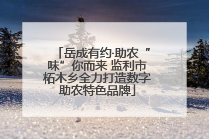岳成有约·助农“味”你而来 监利市柘木乡全力打造数字助农特色品牌