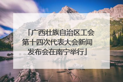 广西壮族自治区工会第十四次代表大会新闻发布会在南宁举行