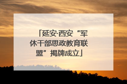 延安·西安“军休干部思政教育联盟”揭牌成立