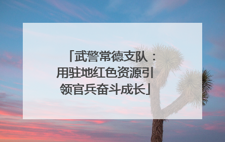 武警常德支队：用驻地红色资源引领官兵奋斗成长