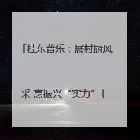桂东普乐：展村厨风采 烹振兴“实力”