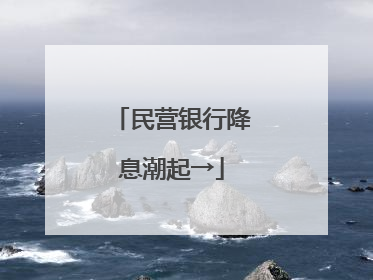 民营银行降息潮起→