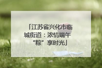 江苏省兴化市临城街道：浓情端午 “粽”享时光