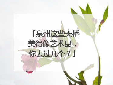 泉州这些天桥美得像艺术品，你去过几个？