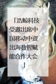 浩鲸科技受邀出席中国移动中资出海数智赋能合作大会