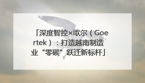 深度智控×歌尔（Goertek）：打造越南制造业“零碳”跃迁新标杆