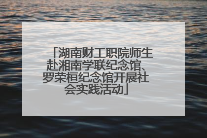 湖南财工职院师生赴湘南学联纪念馆、罗荣桓纪念馆开展社会实践活动