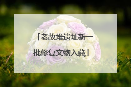 老故堆遗址新一批修复文物入藏