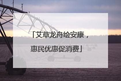艾草龙舟绘安康，惠民优惠促消费