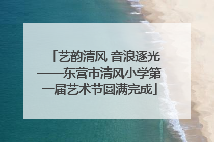 艺韵清风 音浪逐光——东营市清风小学第一届艺术节圆满完成