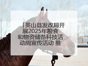 英山县发改局开展2025年粮食和物资储备科技活动周宣传活动 推进科技兴粮兴储
