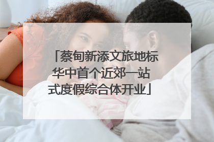 蔡甸新添文旅地标 华中首个近郊一站式度假综合体开业