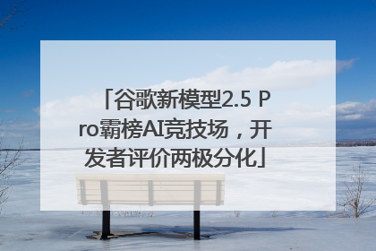 谷歌新模型2.5 Pro霸榜AI竞技场，开发者评价两极分化