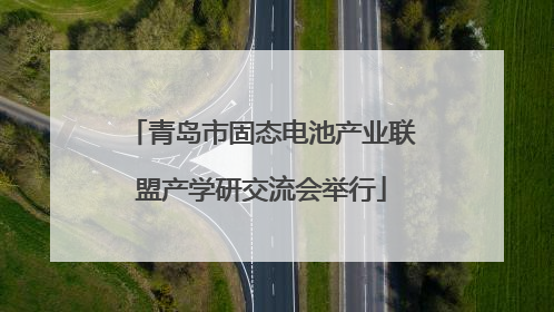 青岛市固态电池产业联盟产学研交流会举行