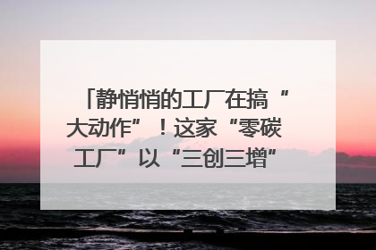 静悄悄的工厂在搞“大动作”！这家“零碳工厂”以“三创三增”探索共富新路径｜网络名人四川行