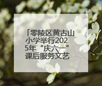 零陵区黄古山小学举行2025年“庆六一” 课后服务文艺展演暨新队员入队仪式