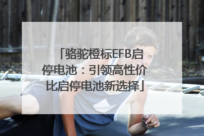 骆驼橙标EFB启停电池：引领高性价比启停电池新选择