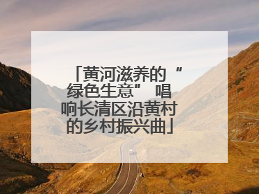 黄河滋养的“绿色生意” 唱响长清区沿黄村的乡村振兴曲