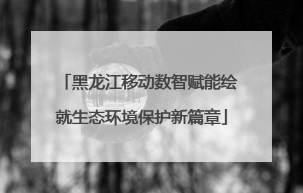 黑龙江移动数智赋能绘就生态环境保护新篇章