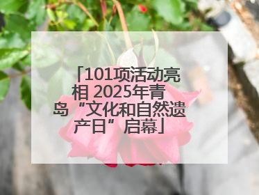 101项活动亮相 2025年青岛“文化和自然遗产日”启幕