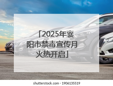 2025年襄阳市禁毒宣传月火热开启