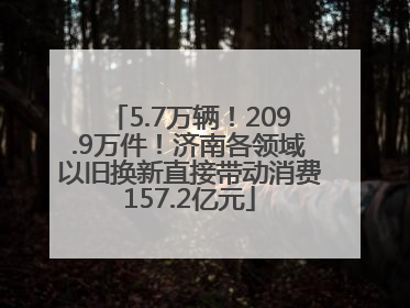 5.7万辆！209.9万件！济南各领域以旧换新直接带动消费157.2亿元